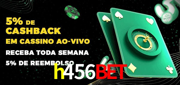 Promoções do cassino ao Vivo h456bet